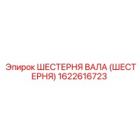 1622616723 ШЕСТЕРНЯ ВАЛА (ШЕСТЕРНЯ) Epiroc