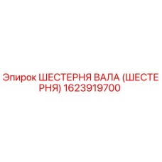 1623919700 ШЕСТЕРНЯ ВАЛА (ШЕСТЕРНЯ) Epiroc