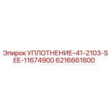 6216661800 УПЛОТНЕНИЕ-41-2103-SEE-11674900 Epiroc
