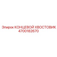 4700182670 КОНЦЕВОЙ ХВОСТОВИК Epiroc