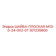 301235800 ШАЙБА-ПЛОСКАЯ-M13-0-24-0X2-0T Epiroc