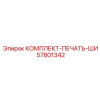 57801342 КОМПЛЕКТ-ПЕЧАТЬ-ШИ Epiroc
