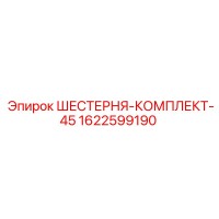 1622599190 ШЕСТЕРНЯ-КОМПЛЕКТ-45 Epiroc