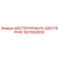 1621052609 ШЕСТЕРНЯ ВАЛА (ШЕСТЕРНЯ) Epiroc