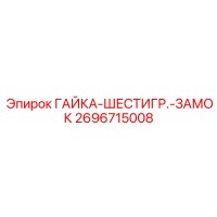 2696715008 ГАЙКА-ШЕСТИГР.-ЗАМОК Epiroc