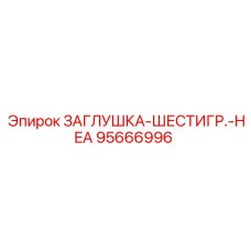 95666996 ЗАГЛУШКА-ШЕСТИГР.-HEA Epiroc