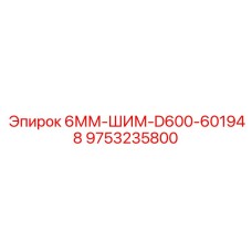 9753235800 - 6ММ-ШИМ-D600-601948 Epiroc