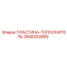 2658252889 ПЛАСТИНА-ТОПОЛНИТЕЛЬ Epiroc