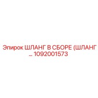 1092001573 ШЛАНГ В СБОРЕ (ШЛАНГ...) Epiroc