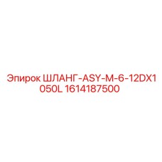 1614187500 ШЛАНГ-ASY-M-6-12DX1050L Epiroc