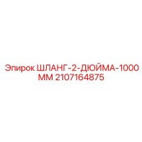 2107164875 ШЛАНГ-2-ДЮЙМА-1000ММ Epiroc