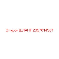 2657014581 ШЛАНГ Epiroc