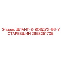 2658251705 ШЛАНГ-3-ВОЗДУХ-96-УСТАРЕВШИЙ Epiroc