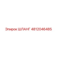 4812046485 ШЛАНГ Epiroc