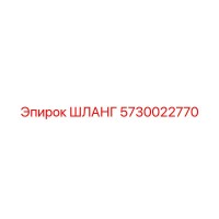 5730022770 ШЛАНГ Epiroc