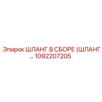 1092207205 ШЛАНГ В СБОРЕ (ШЛАНГ…) Epiroc