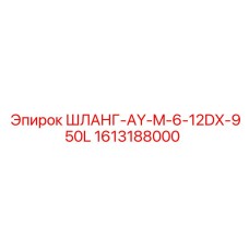 1613188000 ШЛАНГ-AY-M-6-12DX-950L Epiroc