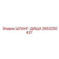 2653250437 ШЛАНГ-ДИЩА Epiroc