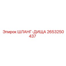 2653250437 ШЛАНГ-ДИЩА Epiroc