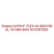1613187500 ШЛАНГ-FLEX-M-6IDX1550L-10-MM-BAN Epiroc