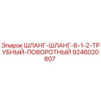 9246020607 ШЛАНГ-ШЛАНГ-6-1-2-ТРУБНЫЙ-ПОВОРОТНЫЙ Epiroc