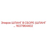 1637964402 ШЛАНГ В СБОРЕ (ШЛАНГ...) Epiroc
