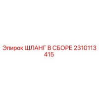 2310113415 ШЛАНГ В СБОРЕ Epiroc