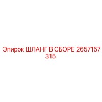 2657157315 ШЛАНГ В СБОРЕ Epiroc