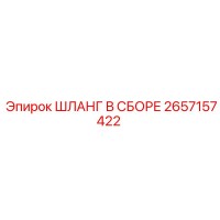 2657157422 ШЛАНГ В СБОРЕ Epiroc