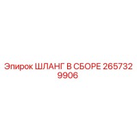 2657329906 ШЛАНГ В СБОРЕ Эпирок