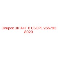 2657938029 ШЛАНГ В СБОРЕ Эпирок