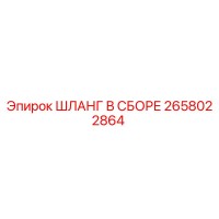 2658022864 ШЛАНГ В СБОРЕ Epiroc