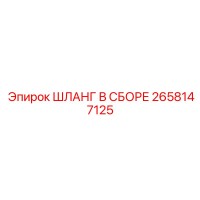 2658147125 ШЛАНГ В СБОРЕ Epiroc