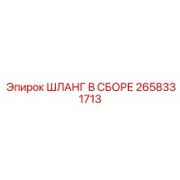 2658331713 ШЛАНГ В СБОРЕ Epiroc