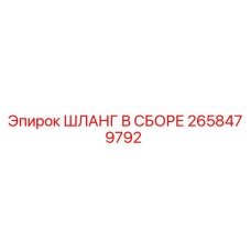 2658479792 ШЛАНГ В СБОРЕ Epiroc