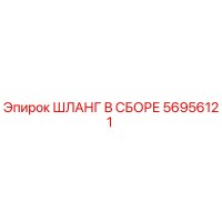 56956121 ШЛАНГ В СБОРЕ Epiroc