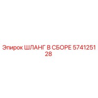 574125128 ШЛАНГ В СБОРЕ Epiroc