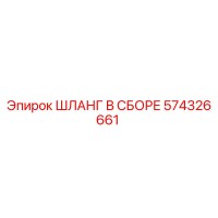 574326661 ШЛАНГ В СБОРЕ Эпирок