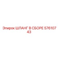 57610743 ШЛАНГ В СБОРЕ Epiroc