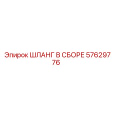 57629776 ШЛАНГ В СБОРЕ Epiroc