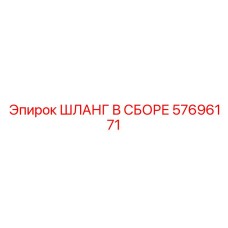 57696171 ШЛАНГ В СБОРЕ Epiroc