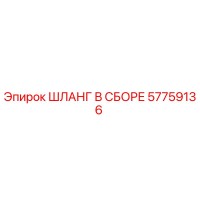 57759136 ШЛАНГ В СБОРЕ Epiroc