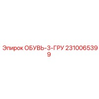 2310065399 ОБУВЬ-3-ГРУ Эпирок