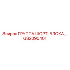 GS2090401 ГРУППА ШОРТ-БЛОКА Epiroc