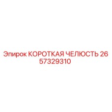 2657329310 КОРОТКАЯ ЧЕЛЮСТЬ Epiroc