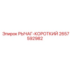 2657592982 РЫЧАГ-КОРОТКИЙ Epiroc