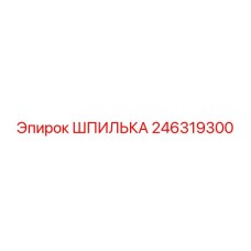 246319300 ШПИЛЬКА (Epiroc)