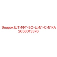 2658013376 ШТИФТ-БО-ЦИЛ-СИЛКА Epiroc