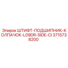 3715738200 ШТИФТ-ПОДШИПНИК-КОЛПАЧОК-L09DR-SIDE-CI Epiroc