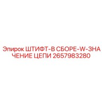 2657983280 ШТИФТ-В СБОРЕ-W-ЗНАЧЕНИЕ ЦЕПИ Epiroc
